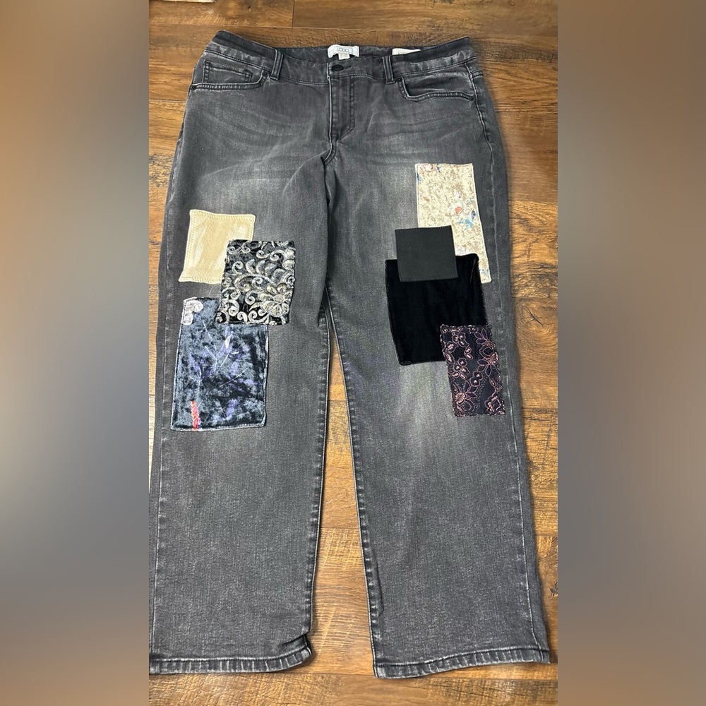 Logo By Lori Goldstein Stylish Patchwork Women's … - image 1